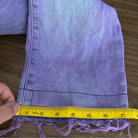Hudson KASS Purple Distressed Jeans 27x28 - Picture 13 of 13